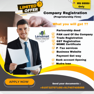 Partnership Company Registration – All-Inclusive at Just ₹6,999