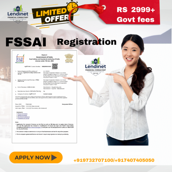 FSSAI Food License (FSSAI Certificate) – Just ₹2,999