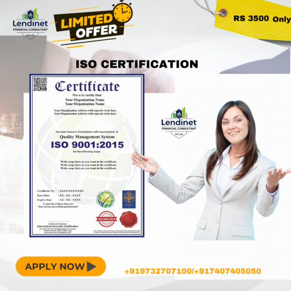ISO Certification – At Just ₹3,500